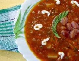Постный суп с фасолью — рецепт с фото Суп из фасоли в пост